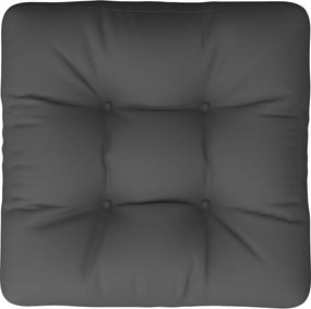 vidaXL Μαξιλάρι Παλέτας Ανθρακί 60 x 60 x 12 εκ. Υφασμάτινο