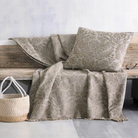 Ριχτάρι Vilano Brown Ρυθμός Πολυθρόνα 160x180cm Chenille,Cotton,Polyester