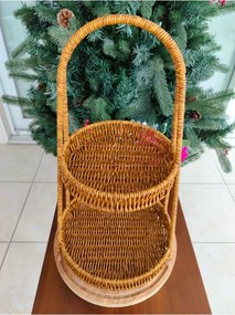 Stewehome Οργανωτής από πλαστικό Καφέ 46x24 cm