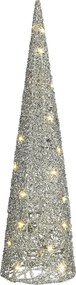Χριστουγεννιάτικο Δεντράκι Με Led (Φ14) Edelman Cone Silver 1162500
