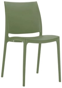 MAYA ΚΑΡΕΚΛΑ OLIVE GREEN ΠΟΛ/ΝΙΟΥ - (44Χ50Χ81εκ.), Χρώμα: OLIVE GREEN - SIESTA