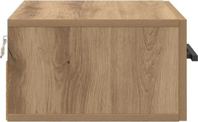 vidaXL Κομοδίνο 35 x 35 x 20 εκ Επεξεργασμένο ξύλο artisan δρυς