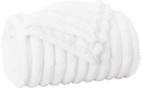 vidaXL Ριχτάρια 6 pcs Λευκό 240 x 220 cm Μαλλί