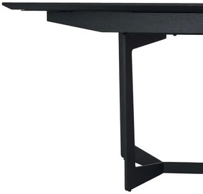 Tokyo Dining Table Black Oak 200/250x100