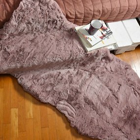 Χαλί Διαδρόμου Γούνινο (80x150) Polcarpet Rabbit Animal Shape Pink