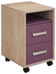 MATIS Κομοδίνο παιδικό Kidner 2F Βιολετί Matis641061