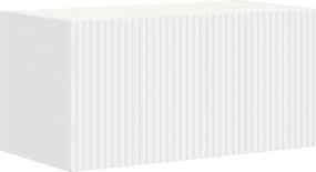 vidaXL Σετ επίπλου τηλεόρασης Επιτοίχιο 4 pcs Λευκό Επεξεργασμένο ξύλο
