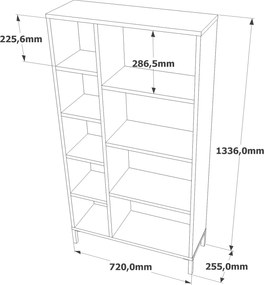 Bookshelf Rl3-Aa Atlantic Pine
Anthracite