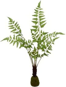 Τεχνητό Φυτό Φτέρη 8390-6 90cm Green Supergreens Πολυαιθυλένιο,Ύφασμα