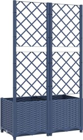 vidaXL Κήπος Μπλε Γκρι 80 x 40 x 136 cm