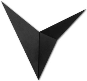 Απλίκα τοίχου Bird Megapap μεταλλική μαύρο 34x5x34εκ. GP052-0106,1 GP052-0106,1 Μαύρο