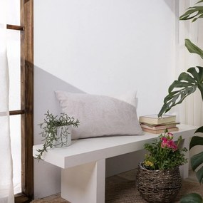 Μαξιλάρι Διακοσμητικό (Με Γέμιση) Oviedo 01 Ecru Teoran 30X50 Βαμβάκι-Πολυέστερ