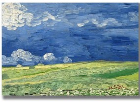 Πίνακας Καμβάς 978VNC1187 100x70cm Multi Wallity Οριζόντιοι Wood, Canvas