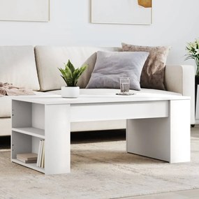vidaXL Τραπεζάκι Σαλονιού Λευκό 102 x 55 x 42 εκ. από Επεξεργ. Ξύλο