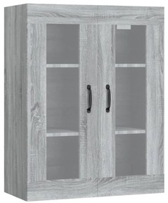 vidaXL Ντουλάπι Τοίχου Κρεμαστό Γκρι sonoma 69,5x34x90 εκ.