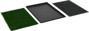 vidaXL Τουαλέτες Κατοικίδ. 2 τεμ Πράσινες 76x51x3 εκ Δίσκος/Συνθ. Χλόη