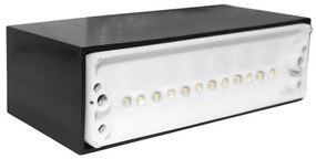Adeleq Led Φωτιστικό Σώμα Αλουμινίου Διαδρόμου Χωνευτό Με Κουτό 0.8W Μπλε 3-98114