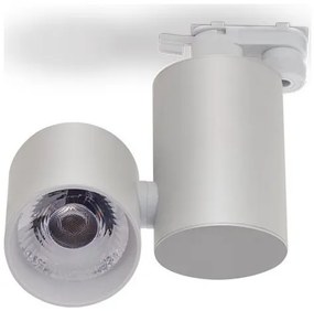 Φωτιστικό Ράγας V-TAC Track Light 15W LED Βάση Λευκή Φωτισμός Θερμό Λευκό