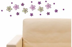 Αφρώδη Αυτοκόλλητα Τοίχου Little Flowers S 59503 Ango-59503-Ροζ 59503