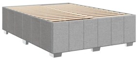 Κρεβάτι Boxspring με Στρώμα Αν. Πράσινο 160x200εκ Υφασμάτινο - Γκρι