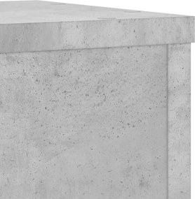 vidaXL Βάση φυτών 2 τεμ. Γκρι Σκυροδέματος 25 x 25 x 80 cm