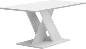 Τραπεζάκι σαλονιού Marcello Megapap χρώμα λευκό 110x55x47εκ.