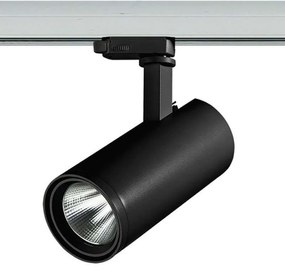 Φωτιστικό Σποτ Για Ράγα 18305 4000k 15W Black Metal