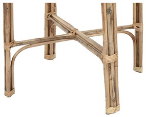 Βοηθητικό Τραπέζι Home ESPRIT Φυσικό 59 X 59 X 108 cm