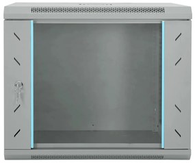 vidaXL Ντουλάπα δικτύου με αποθήκευση Γκρι 60 x 45 x 50 εκ Ατσάλι