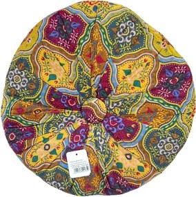 Μαξιλάρι καρέκλας Πουφ - Boho - 40cm - 720185 - Yellow/Green