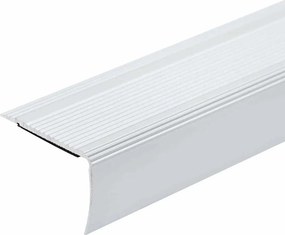 vidaXL Προστατευτικά ακμών σκάλας 30 pcs Ασημί 67 x 3 x 2 εκ.