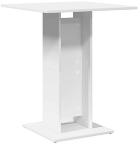 vidaXL Τραπέζι Bistro Λευκό 60 x 60 x 75 εκ. Επεξ. Ξύλο
