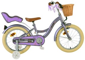 Blossom 16 Inch 23 cm Girls Coaster Brake PurpleVolare