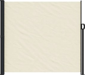 vidaXL Σκίαστρο Πλαϊνό Συρόμενο Κρεμ 180 x 500 εκ.