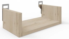 Ραφιέρα τοίχου Derva pakoworld σε oak απόχρωση 30x15x10cm