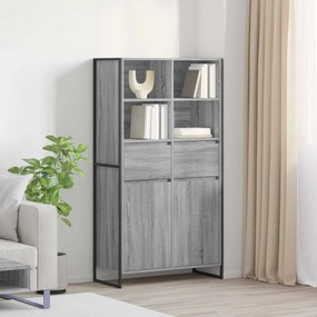 vidaXL Πλαϊνό γραφείο Γκρίζο Σονομα 81 x 36 x 150.5 εκ.