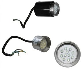 Σποτ Χωνευτό Κλιμακοστασίου 230V Led 0.4W θερμό λευκό ή μπλε Lumen 3-95031100 Αλουμίνιο