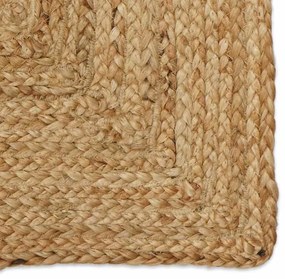 vidaXL Χαλί Μπεζ 100 x 200 cm Γιούτα