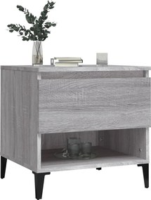 vidaXL Βοηθητικά Τραπέζια 2 τεμ. Γκρι Sonoma 50x46x50 εκ. Επεξ. Ξύλο