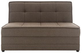Artekko Studio Καναπές Διθέσιος με Μηχανισμό για Κρεβάτι Υφασμάτινος Καφέ (140x107x90)cm Κρεβάτι (140x200x45)cm
