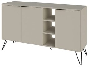 Μπουφές Clara Megapap χρώμα sandstone 142x35,6x83εκ.