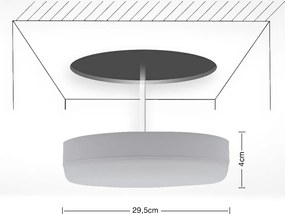 Εξωτερικό Πλαστικό LED Panel Χωρίς Πλαίσιο 48W Ψυχρό Λευκό Φως