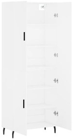 vidaXL Ντουλάπι Λευκό 69,5x34x180 εκ. από Επεξεργασμένο Ξύλο