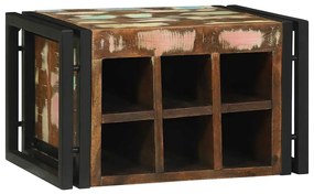 vidaXL Ράφι Κρασιού 46x35x27.5 εκ. Ανακυκλωμένο Ξύλο
