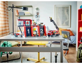 Playset Lego 60414 Fire station with Fire engine