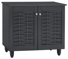 Παπουτσοθήκη CASSIOPE Ξύλινη Γκρί 77x34x63Υ εκ. 77x34x63 εκ.