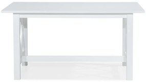 Τραπέζι Riverton 315, Άσπρο, 76x100x150cm, Ινοσανίδες μέσης πυκνότητας