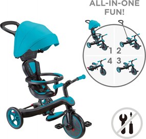 Globber Τρίκυκλο Trike Explorer 4in1 Teal