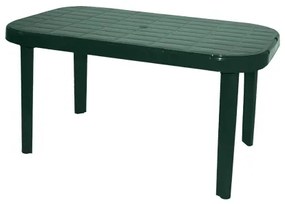 Τραπέζι Κήπου ΜΥΚΟΝΟΣ Πράσινο Πλαστικό 140x85x75cm