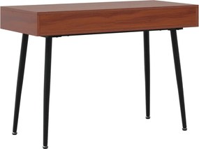 vidaXL Γραφείο Υπολογιστή με Συρτάρι Καφέ 110x50x75 εκ. Επεξεργ. Ξύλο